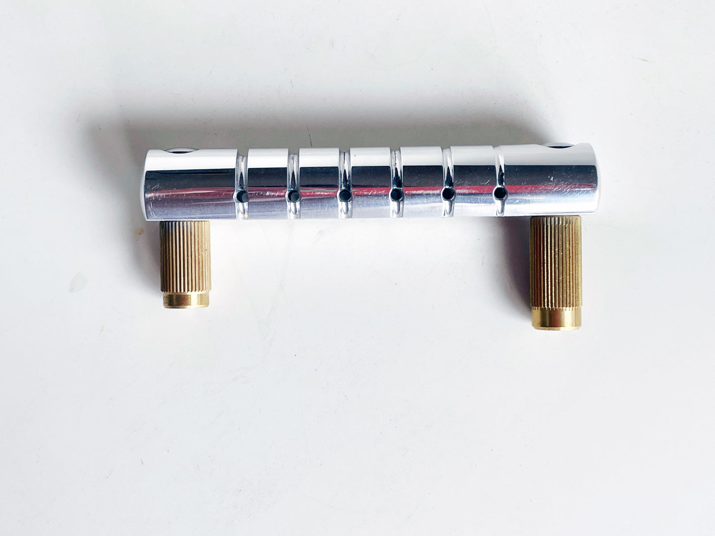 Electro Hawaiian® Lap Steel Bridge Machined Aluminum with Flat Radius - Metric Anchors