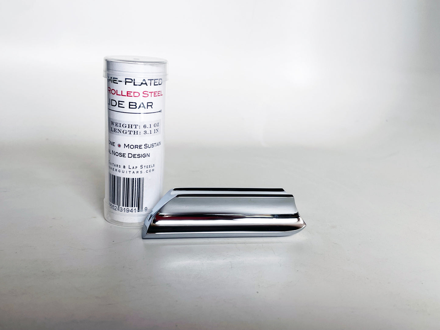 Electro Hawaiian® CS-2 Chrome Plated Cold Rolled STEEL Slide Bar - Made in USA