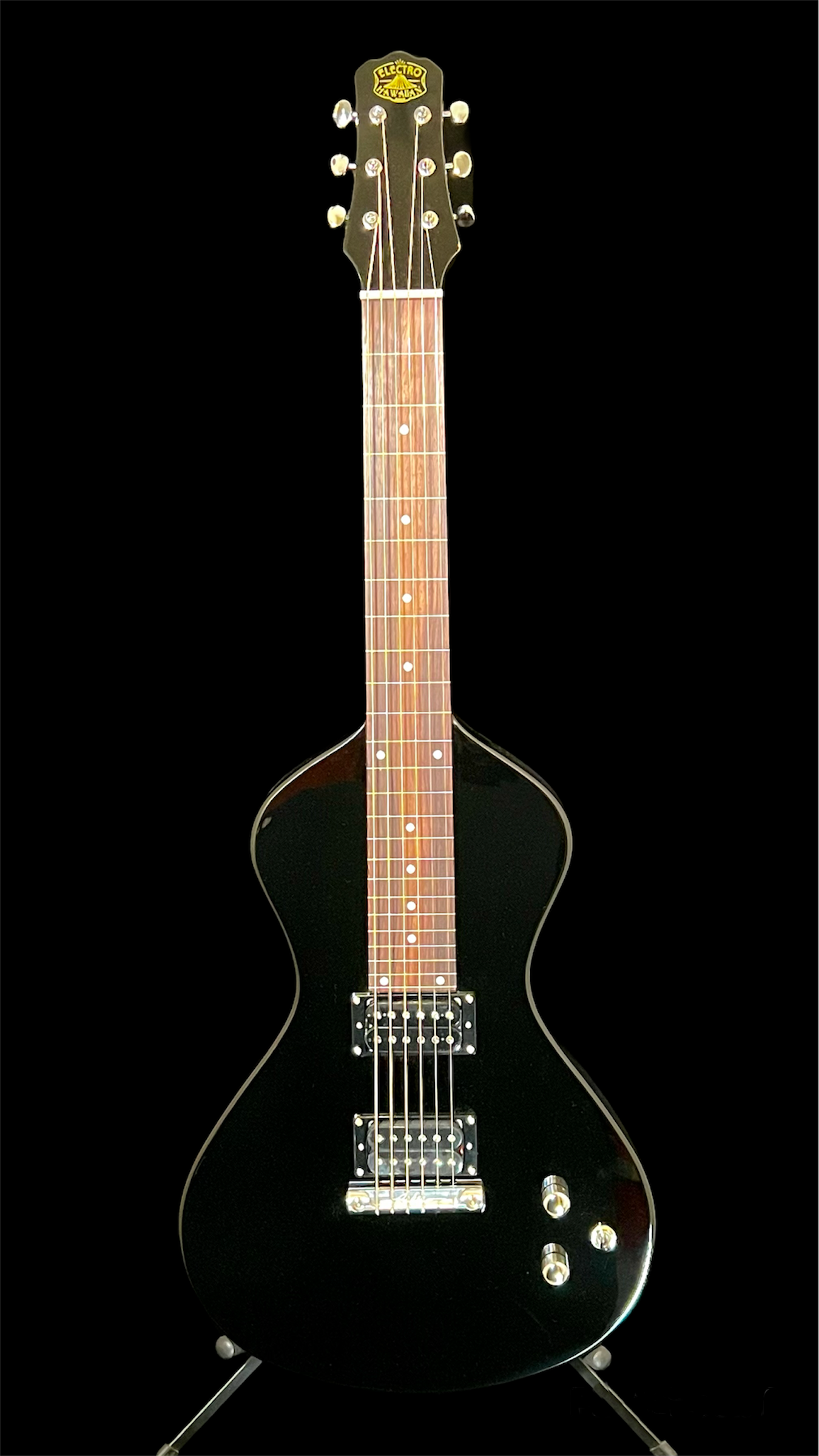 2025 Electro Hawaiian® Junior Lap Steel Black with Gig Bag!