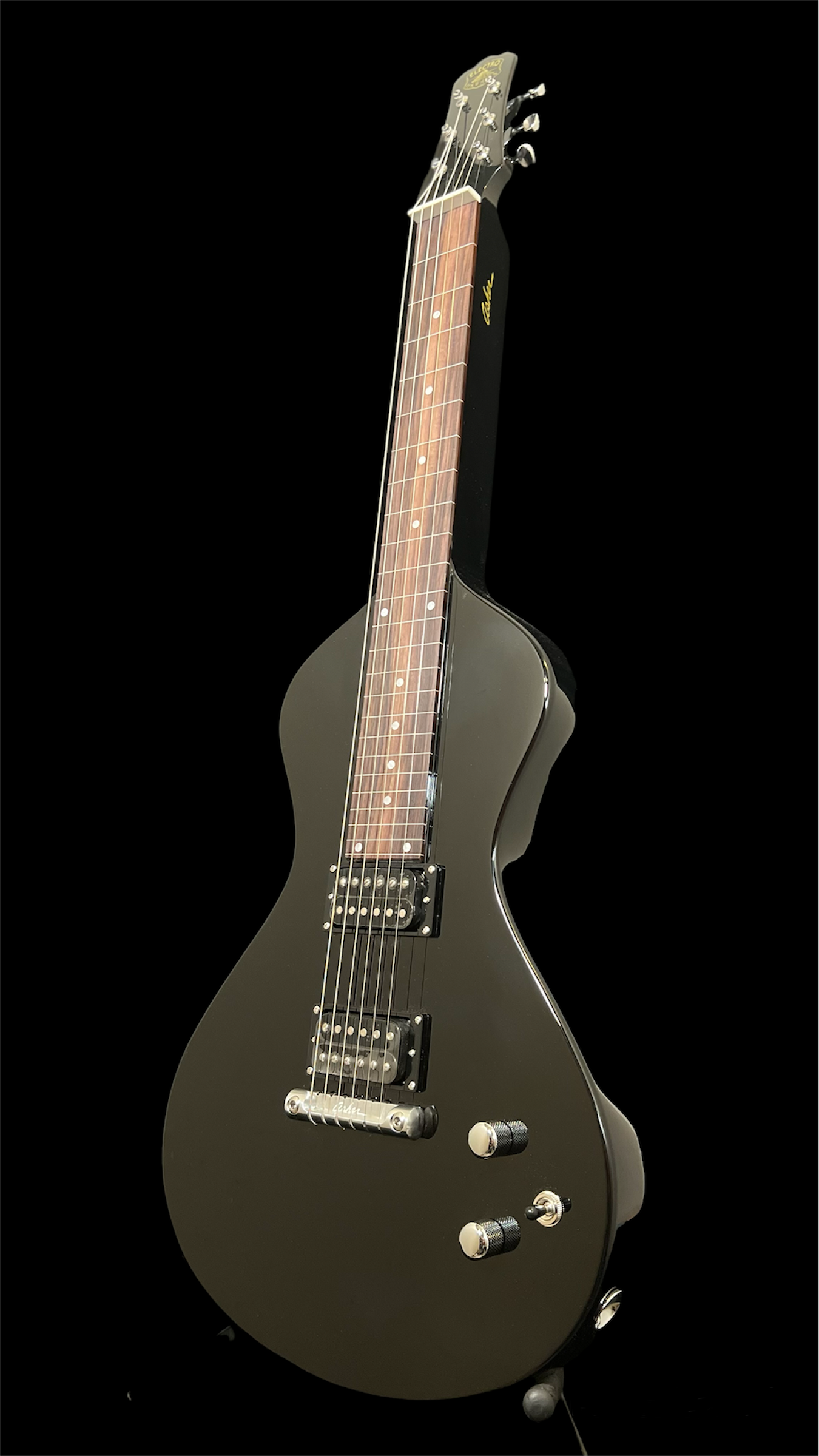 2025 Electro Hawaiian® Junior Lap Steel Black with Gig Bag!