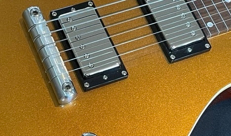 Electro Hawaiian® Lap Steel Bridge Machined Aluminum with Flat Radius - Metric Anchors