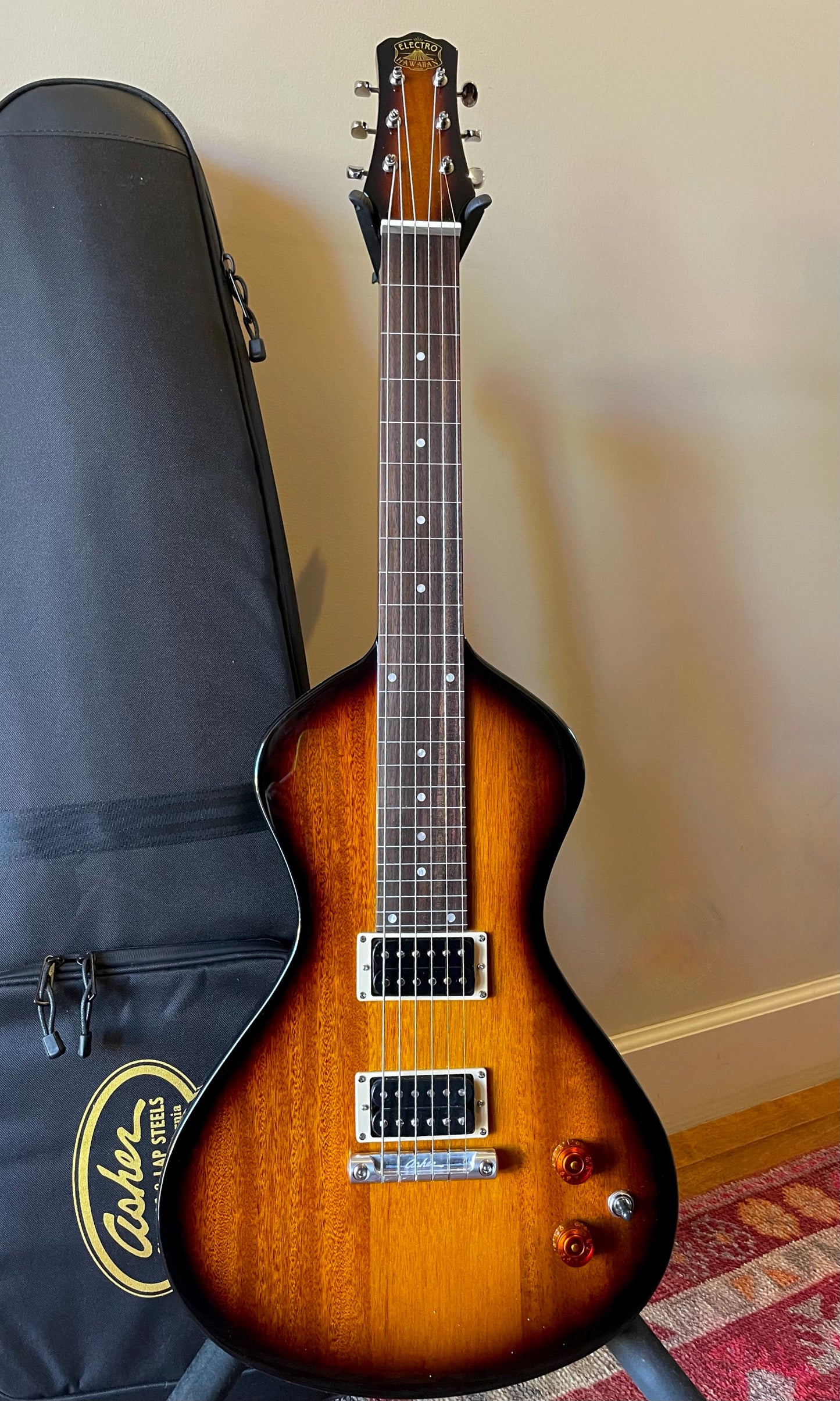 "COLOR X SERIES" Electro Hawaiian® Junior Lap Steel Tobacco Burst with Gig Bag!!