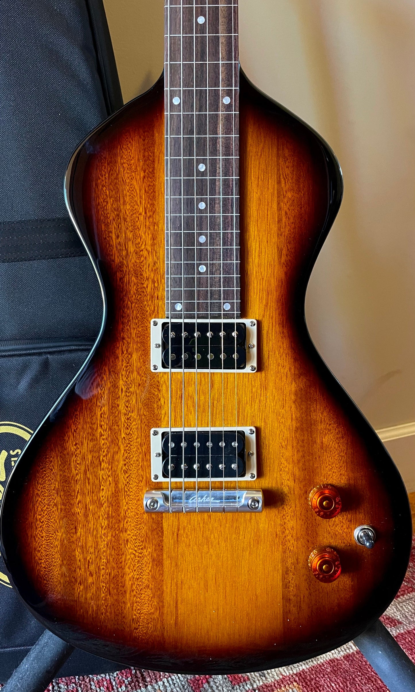 "COLOR X SERIES" Electro Hawaiian® Junior Lap Steel Tobacco Burst with Gig Bag!!