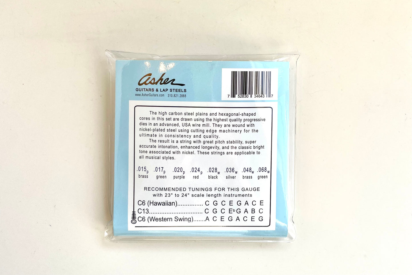 Electro Hawaiian®Lap Steel String for 8-string Lap Steel - Single Set