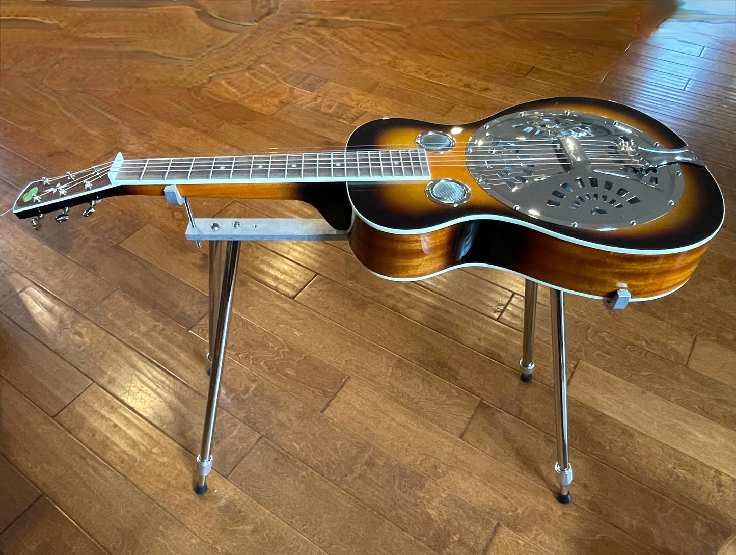 Electro Hawaiian® Universal DOBRO Stand, Adjustable Height, Fits Most Dobros!
