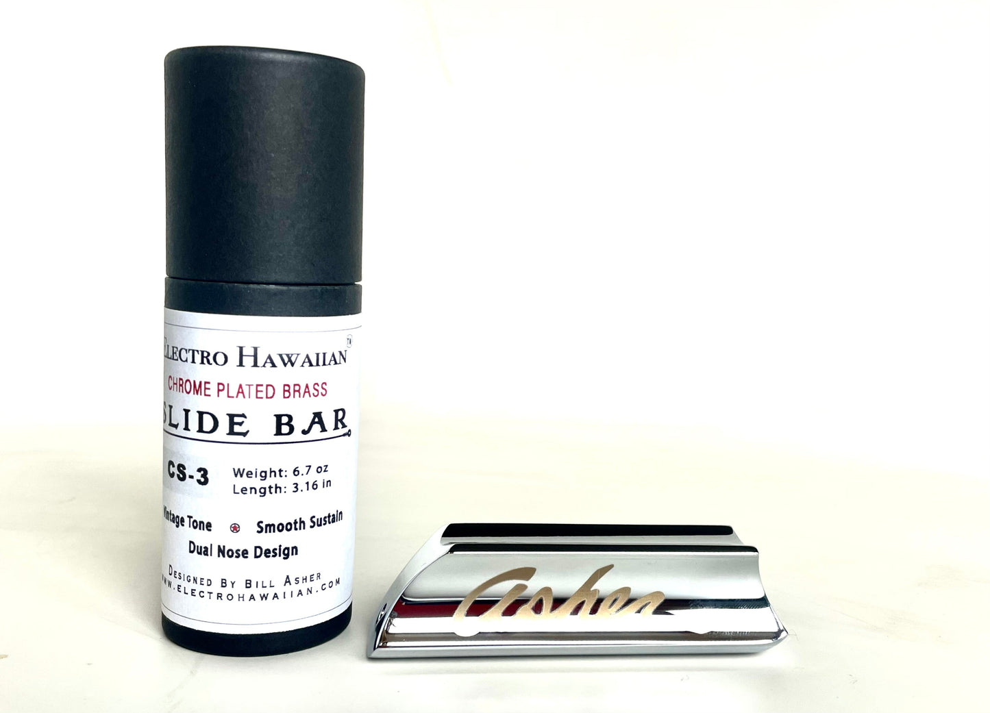Electro Hawaiian® CS-3 Chrome Plated BRASS Slide Bar
