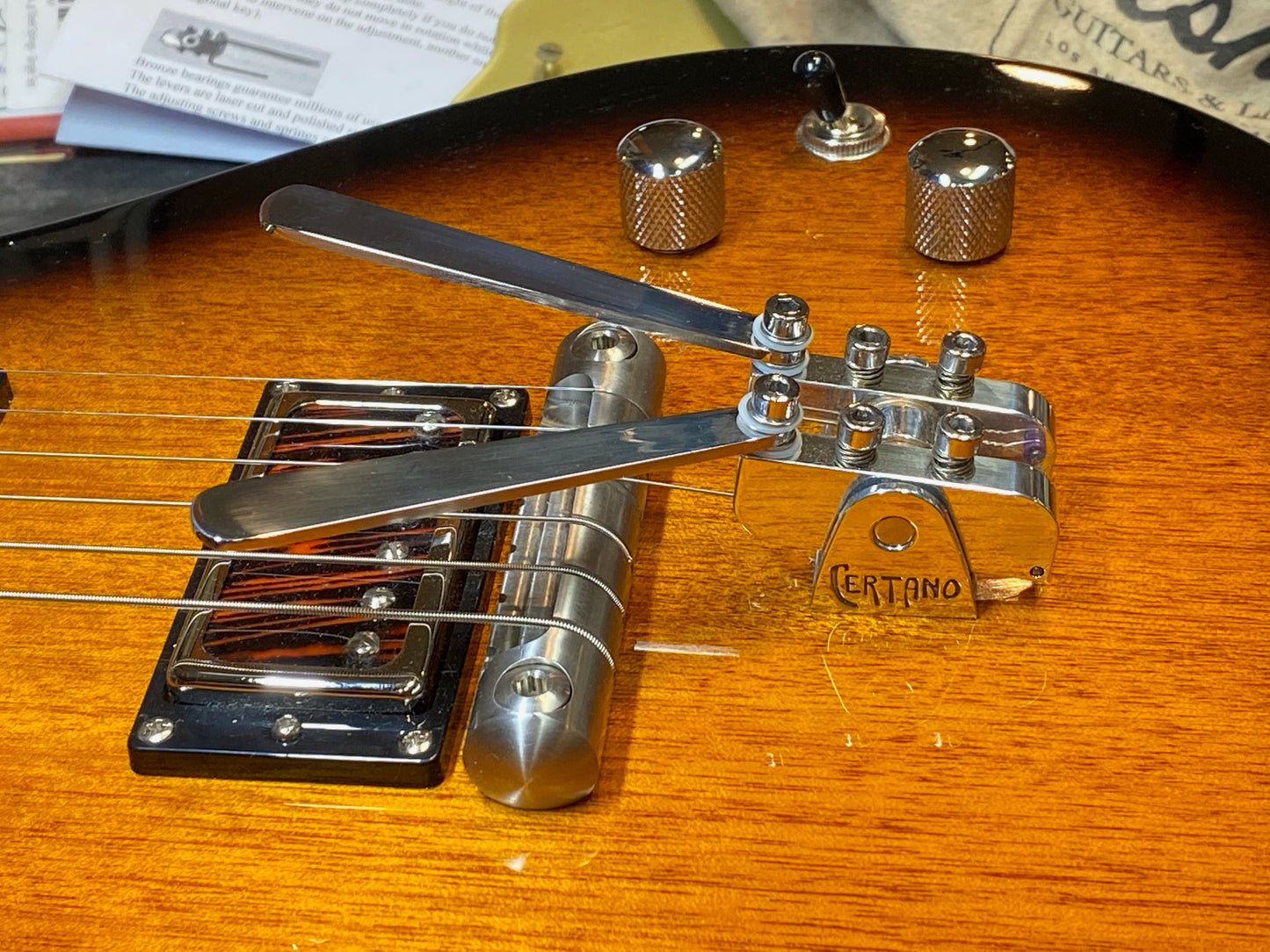 Double Palm Bender "Le Carre Regular" for Lap Steel by Certano