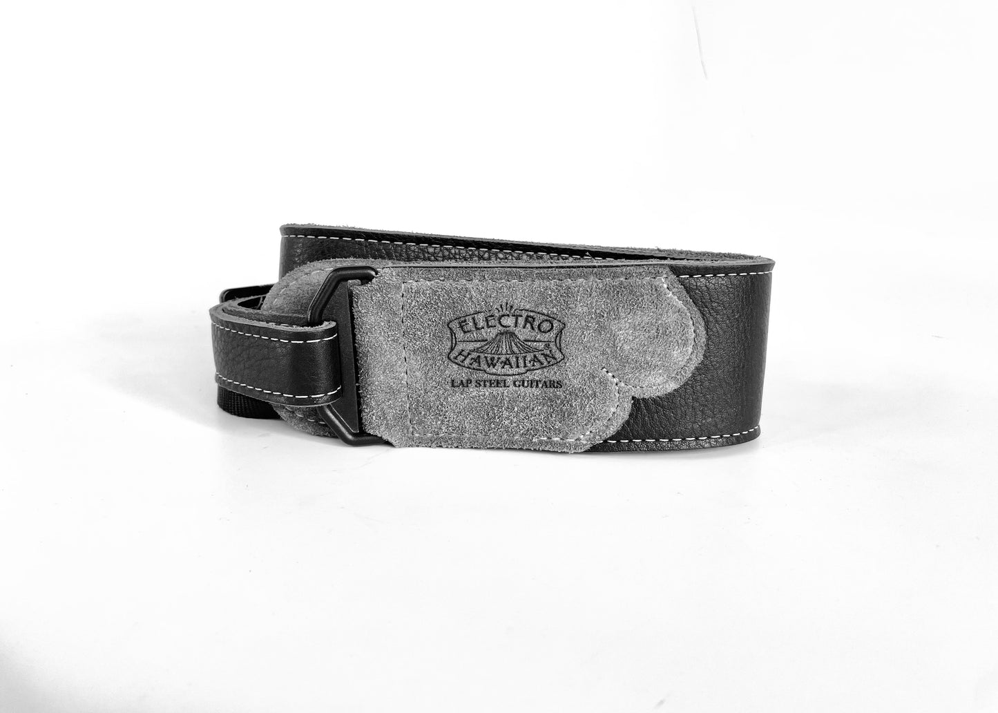 Electro Hawaiian® Logo 2.5" Superior Leather Dobro Resonator Strap by Franklin