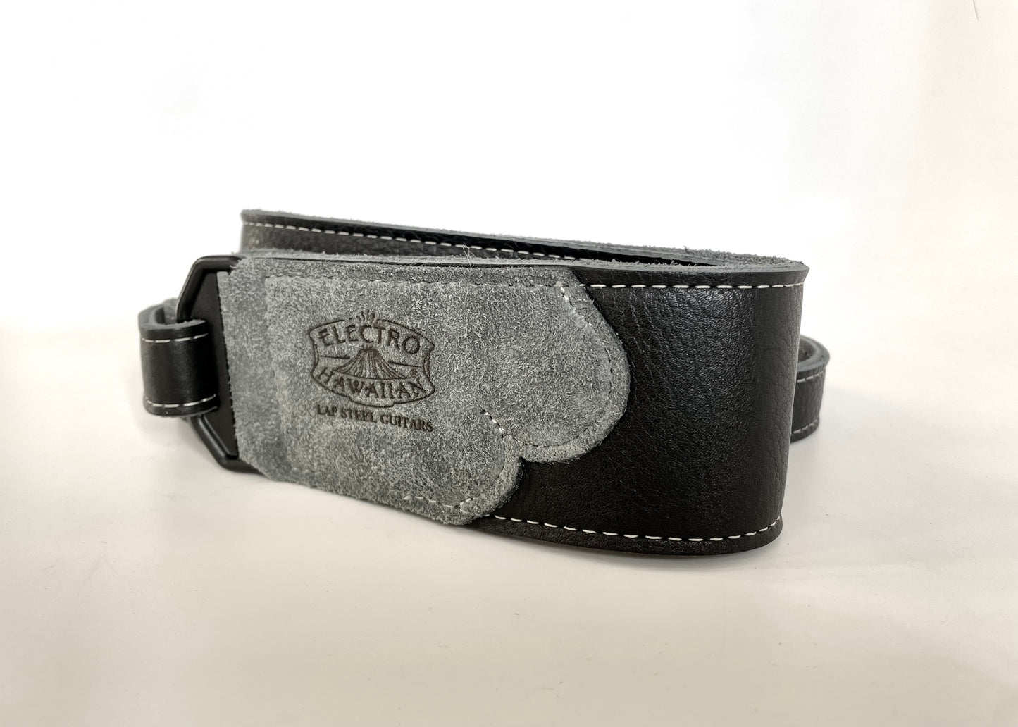 Electro Hawaiian® Logo 2.5" Superior Leather Dobro Resonator Strap by Franklin