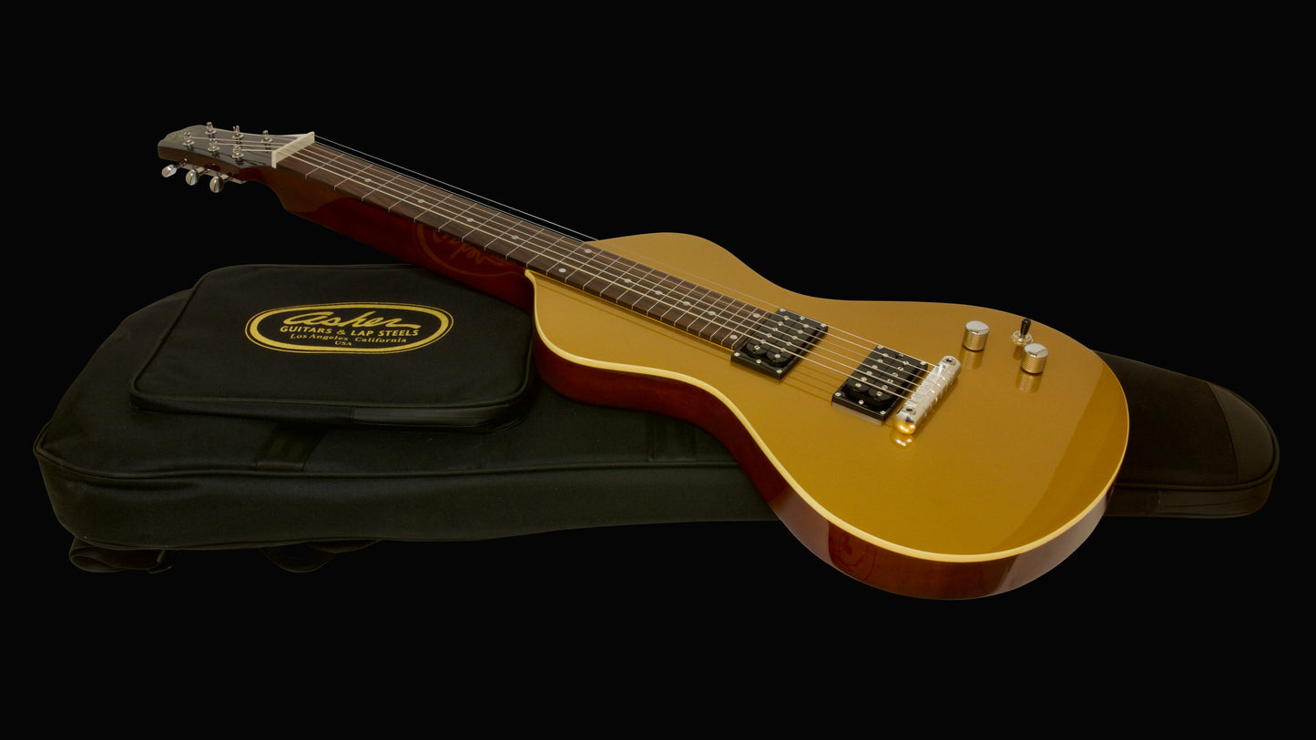 2025 Electro Hawaiian® Junior Lap Steel Gold Top with Gig Bag!