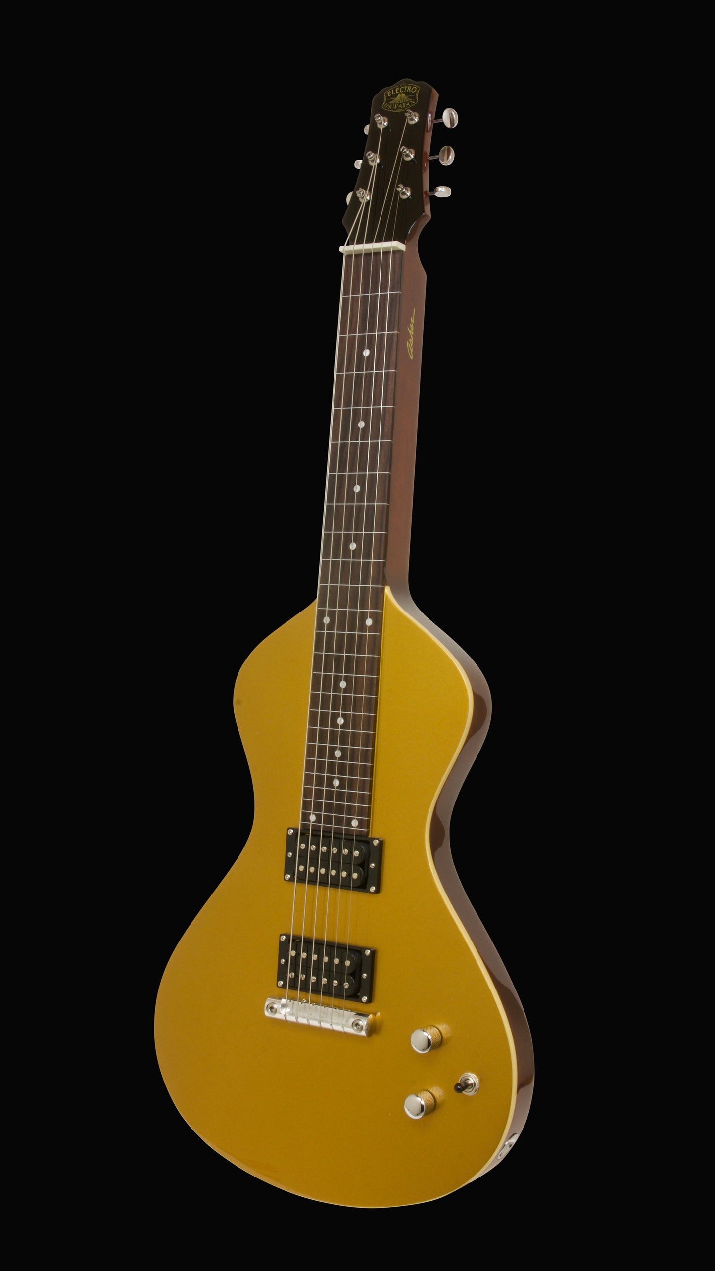 2025 Electro Hawaiian® Junior Lap Steel Gold Top with Gig Bag!