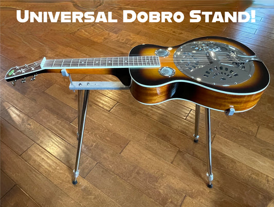 Electro Hawaiian® Universal DOBRO Stand, Adjustable Height, Fits Most Dobros!