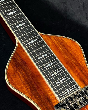 2023 Asher Electro Hawaiian Model I Lap Steel Guitar - A+ Koa Top with Binding, Custom Details!
