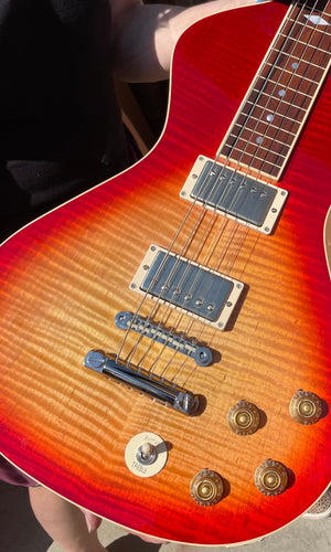 2023 SHOP DEMO Asher Ben Harper Signature Model Lap Steel - Maple Top Nitro Cherry Burst