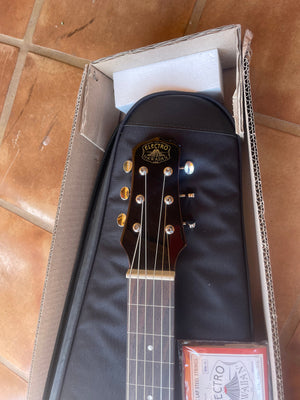 FACTORY SECOND 2023 Electro Hawaiian® Junior Lap Steel Gold Top with Gig Bag EXTRA STRINGS INCLUDED!!