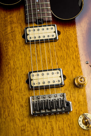 SOLD 2016 Asher S Custom Guitar in a 2-Tone 50's Burst Nitro over Korina , #947