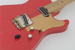 SOLD Asher T Deluxe Coral Nitro Guitar with Slim C Neck Shape
