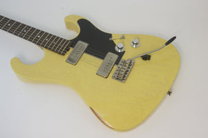 SOLD   2015 Asher Marc Ford Signature Guitar, TV Yellow Nitro Relic , #837