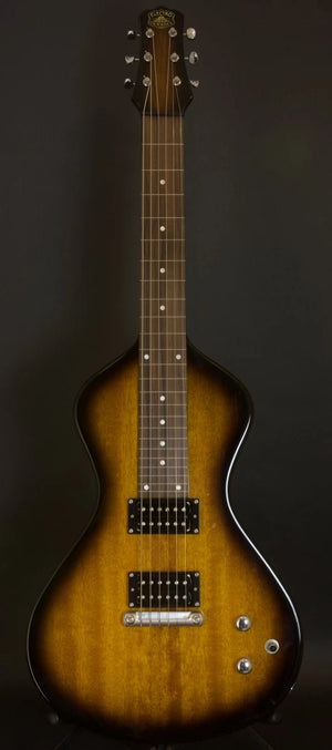 SOLD OUT  NEW Asher Electro Hawaiian® Junior Lap Steel Tobacco Burst - IMPROVED quality, components and tone!