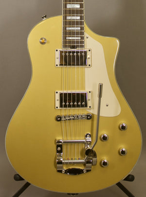 SOLD 2022 Custom Asher Electro Sonic Gold Top 24.75 inch Scale